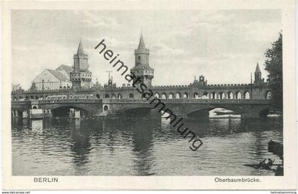 Berlin - Friedrichshain - Oberbaumbrücke - Verlag Brüder Wolter Berlin 30er Jahre