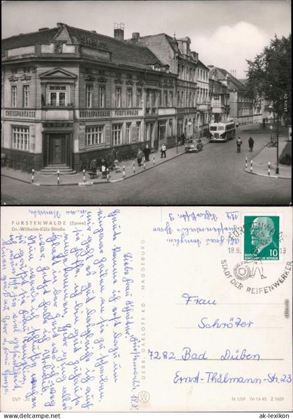 Ansichtskarte Fürstenwalde Dr. Wilhelm-Külz-Straße 1969