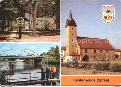 Fuerstenwalde Spree Spreebruecke Rathaus