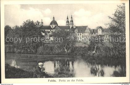 Fulda Partie an der Fulda