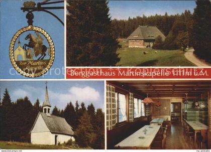 Furtwangen Berggasthaus Martinskapelle