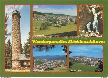 Rohrbach Furtwangen BW Stoecklewaldturm Schoenwald Triberg-Wasserfall Furtwangen