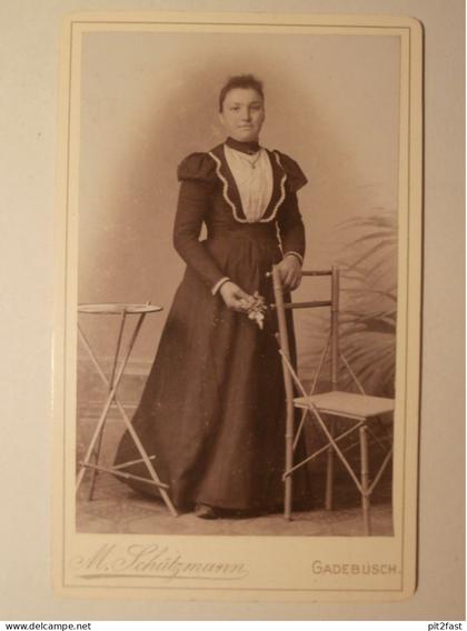 Kabinettfoto - Atelier Schützmann in Gadebusch , Adel , CDV , Photographie , Kabinett !!