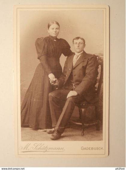 Kabinettfoto - Atelier Schützmann in Gadebusch , CDV , Photographie , Kabinett !!