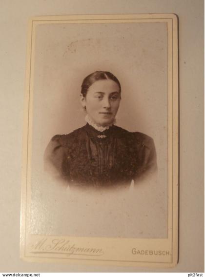 Kabinettfoto - Atelier Schützmann in Gadebusch , CDV , Photographie , Kabinett !!