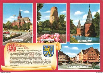 Geldern Kleve NRW Pfarrkirche Muehlenturm Schloss-Haag Hartstrasse Niederrhein M