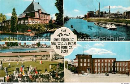 GELSENKIRCHEN NRW Schloss Horst Rhein Herne Kanal Rennbahn Horst Emscher Sparkas