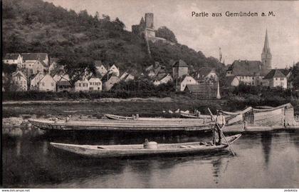 H6242 - Gemünden Fischer Fischerboot - Verlag M. Baumann