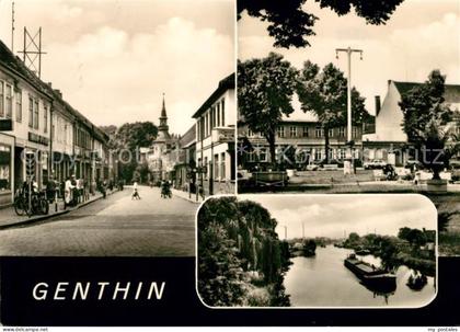 Genthin Ernst Thaelmann Strasse Ernst Thaelmann Platz Plauer Kanal
