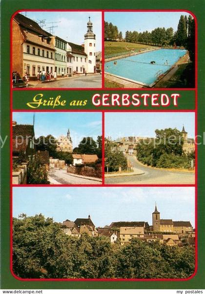Gerbstedt Kirche Freibad Schloss Strassenpartie