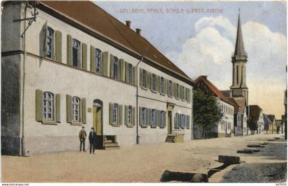 Bellheim - Schule und Kirche