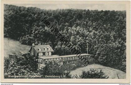 Gevelsberg - Waldgaststätte Forsthaus - Verlag Vittinghoff Schwelm gel. 1948