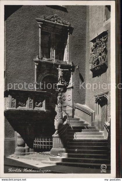 Goerlitz Sachsen Rathaustreppe