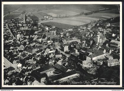 AK Gössnitz /Thür., Ortsansicht, Original-Fliegeraufnahme
