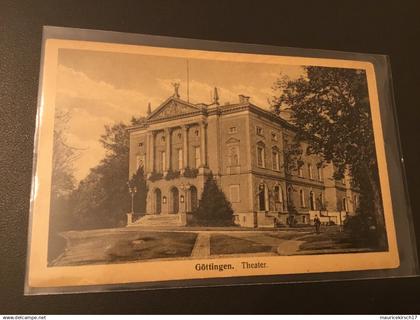 postkarte ansichtskarte göttingen theater
