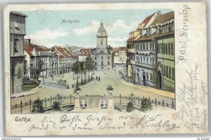 Gotha Thueringen Gotha Marktplatz