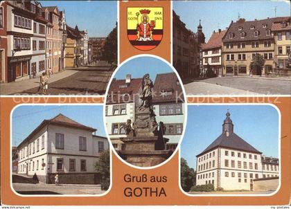 Gotha Thueringen Hauptmarkt Haus Zur Goldenen Schelle Gedenkstaette Gothaer Part
