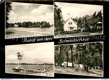 Schwielochsee Goyatz Strand Steg Turm Jessern Camping