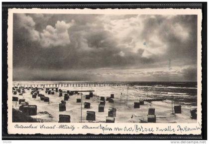 OSTSEE BAD GRAAL-MÜRITZ STRAND RUDOLF MILDNER SCHUHMACHER DEUTSCHE POST 1950