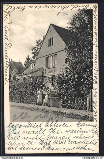 Foto-AK Gräfelfing, Villa Landhaus im Tann