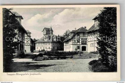 Grafenwoehr Truppenuebungsplatz Fachwerkhaeuser