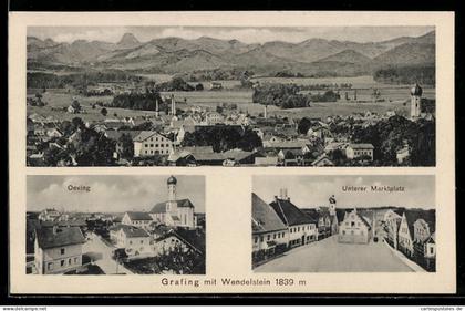 AK Grafing, Wendelstein, Oexing, Unterer Marktplatz