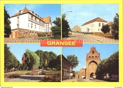Gransee Krankenhaus Oberschule Platz der Opfer des Faschismus Ruppiner Tor