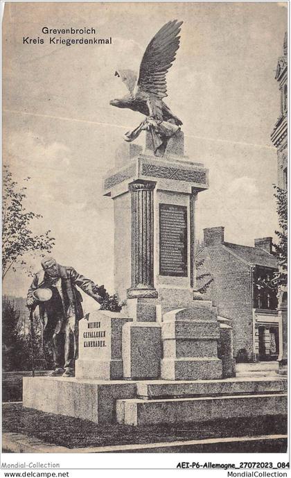 AEIP6-0484 - ALLEMAGNE - GREVENBROICH - KREIS KRIEGERDENKMAL