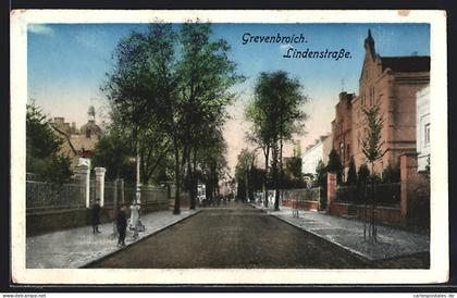 AK Grevenbroich, Partie an der Lindenstrasse