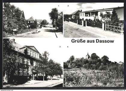 AK Dassow b. Grevesmühlen, Ernst-Thälmann-Strasse, Polytechnische Oberschule