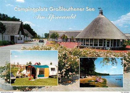Gross Leuthen Campingplatz Grossleuthener See Strand