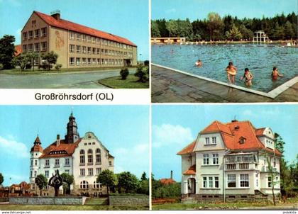 H6184 - TOP Großröhrsdorf Freibad Schule - Bild und Heimat Reichenbach
