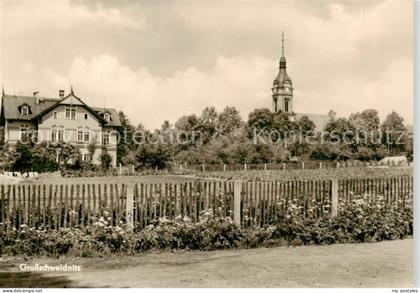 Grossschweidnitz Gross-Schweidnitz Loebau Ansicht mit Kirche