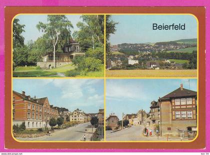 282936 / Germany - Grünhain-Beierfeld - Kulturhaus "Clara Zetkin" Ubersicht August-Bebel Strasse Rathaus Karl Liebknecht