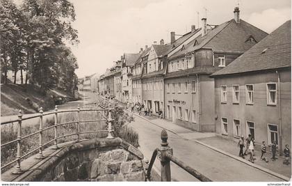AK Grünhain Bäckerei a Beierfeld Aue Schwarzenberg Lauter Bernsbach Elterlein Waschleithe Schwarzbach Erzgebirge DDR