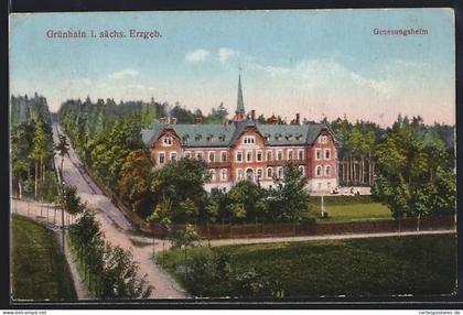 AK Grünhain i. sächs. Erzgeb., Genesungsheim am Wald