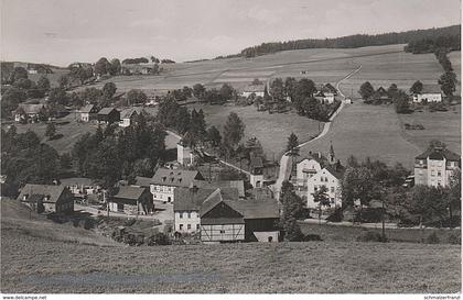 AK Waschleithe a Schwarzenberg Aue Grünhain Elterlein Annaberg Vogel Stempel Auflage Druckgenehmigung Vorlagekarte DDR