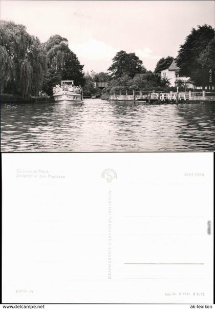 Ansichtskarte Grünheide (Mark) Peetzsee - Fähre 1972