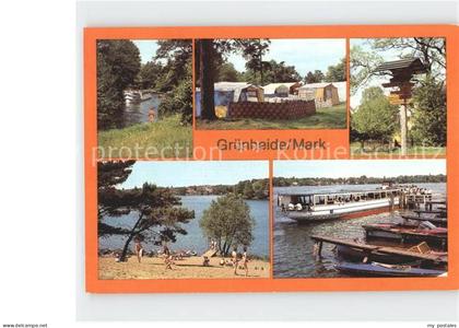 Gruenheide Mark Camping Peetzsee Strand Loecknitz Werlsee