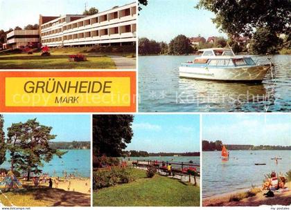 Gruenheide Mark Erholungsheim am Werlsee Partien am Peetzsee