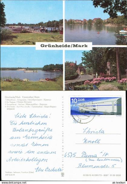 Grünheide (Mark) Altbuchhorst, Peetzsee: Anlegestelle Karl-Marx-Straße 1973