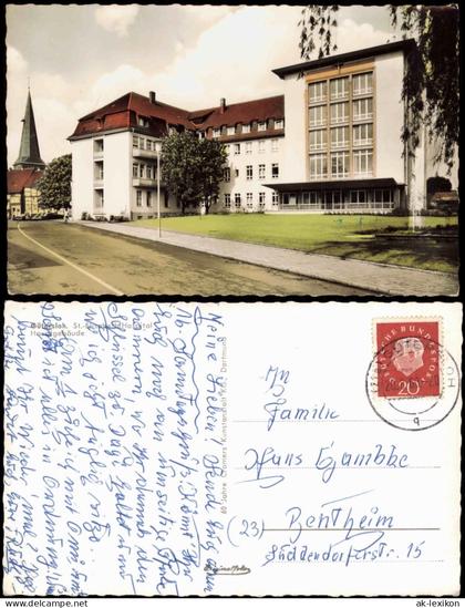 Ansichtskarte Gütersloh Elisabeth Hospital Hauptgebäude 1960