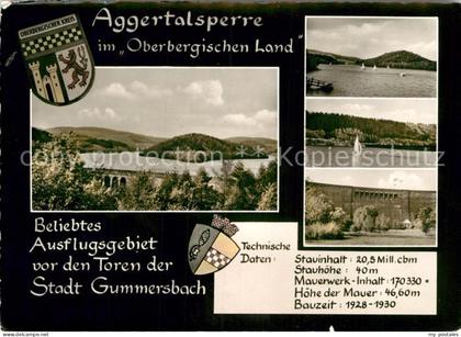 Gummersbach Aggeralsperre Staumauer