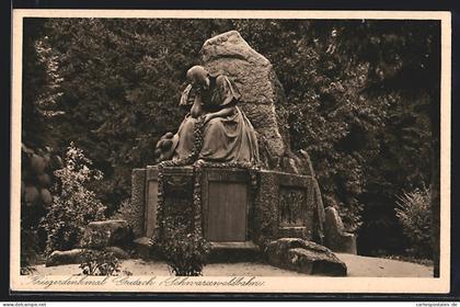 AK Gutach / Schwarzwaldbahn, Kriegerdenkmal