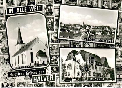 Halver Teilansicht Rathaus Ev. Kirche