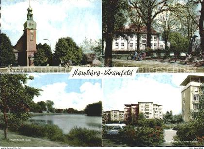 72019146 Bramfeld Siedlung Hohnerkamp See Osterkirche Hamburg