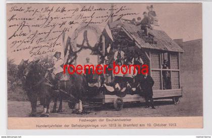84548 Ak Hundertjahrfeier der Befreiungskriege von 1813 in Bramfeld 19.10.1913