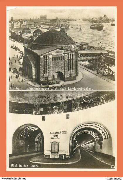 a713 / 553 HAMBOURG Tunnel Elbtunneleingang Multivues