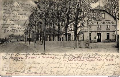 CPA Hamburg Eimsbüttel Lokstedt, Gasthof zum Lindenpark