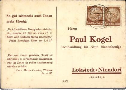 CPA Hamburg Eimsbüttel Lokstedt Niendorf, Fachhandlung für echte Bienenhonige Paul Kogel